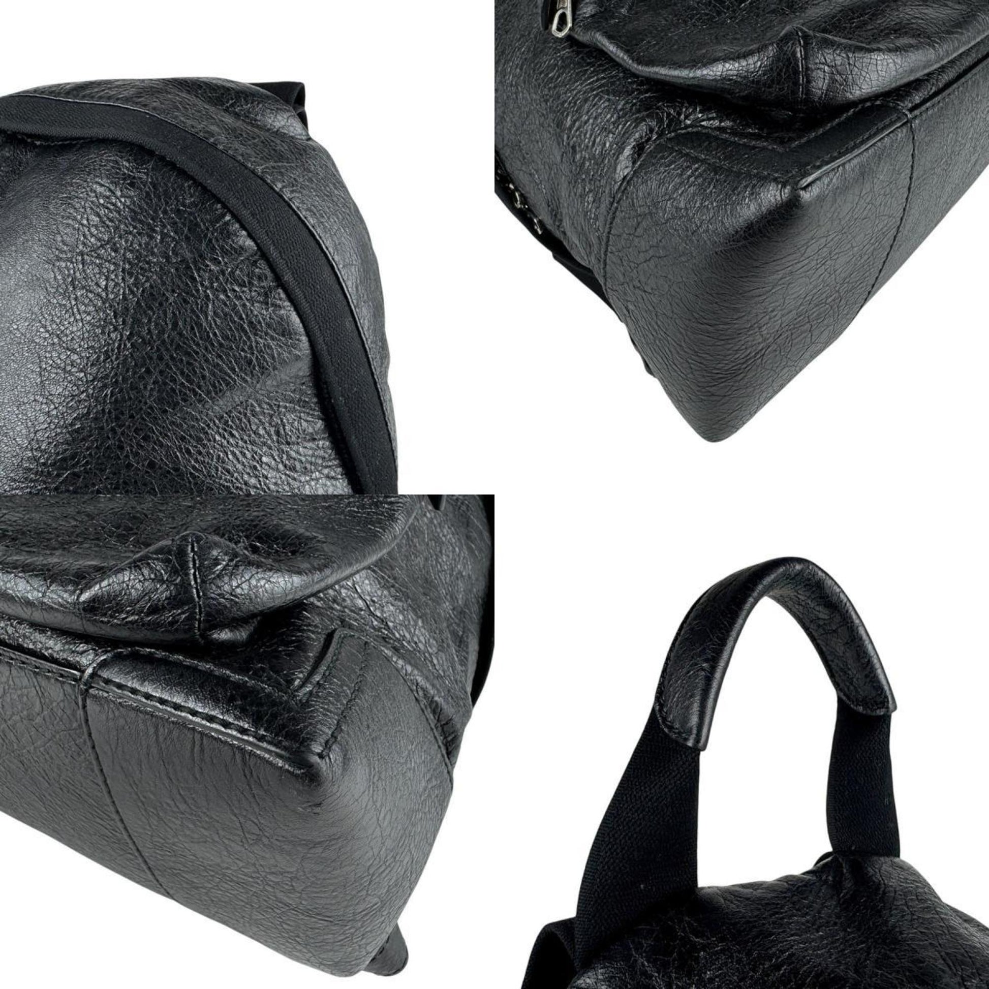 Balenciaga Explorer, Black, Leather, backpack