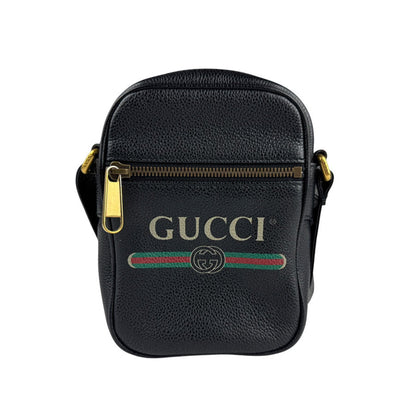 Gucci Messenger, Black, Leather, shoulder