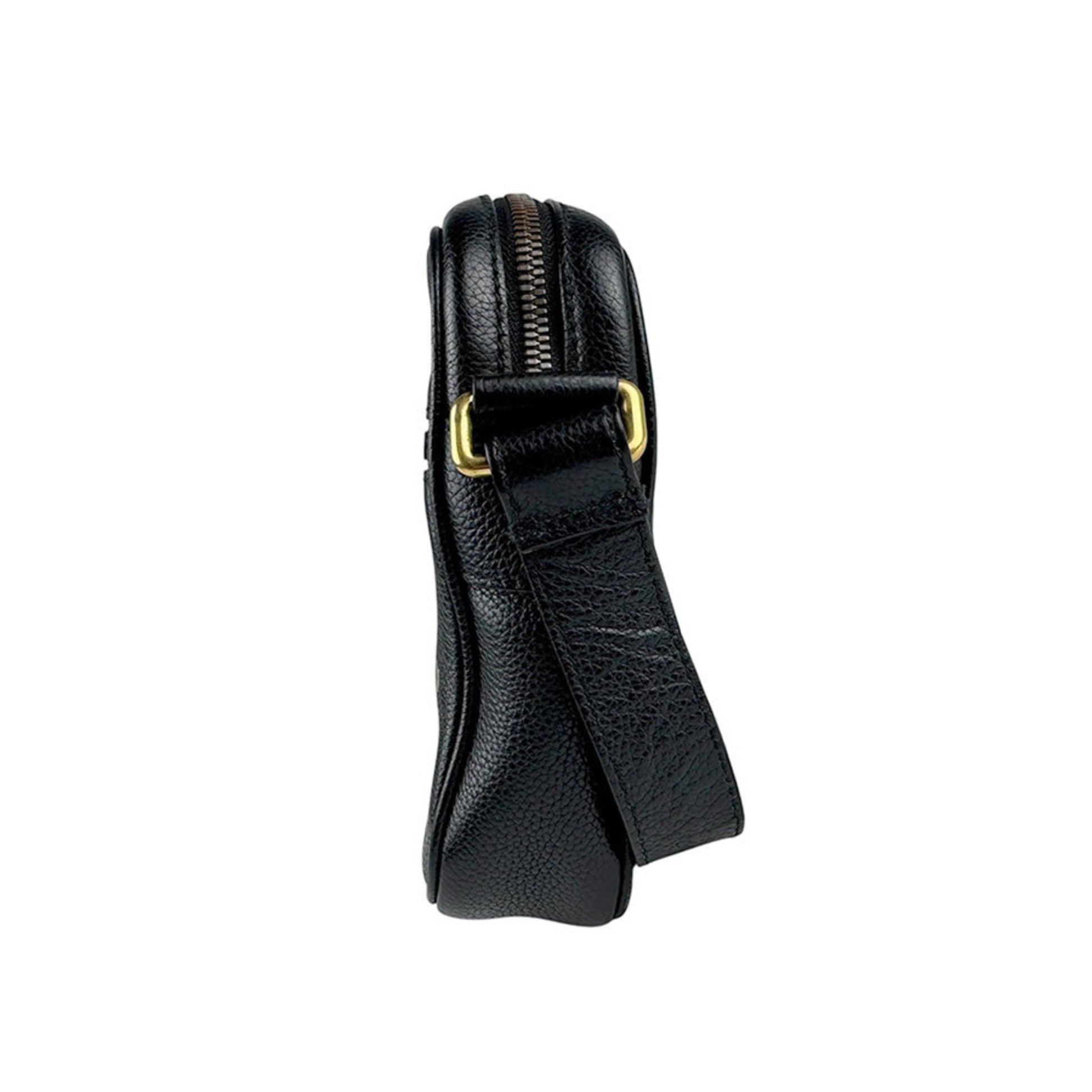 Gucci Messenger, Black, Leather, shoulder