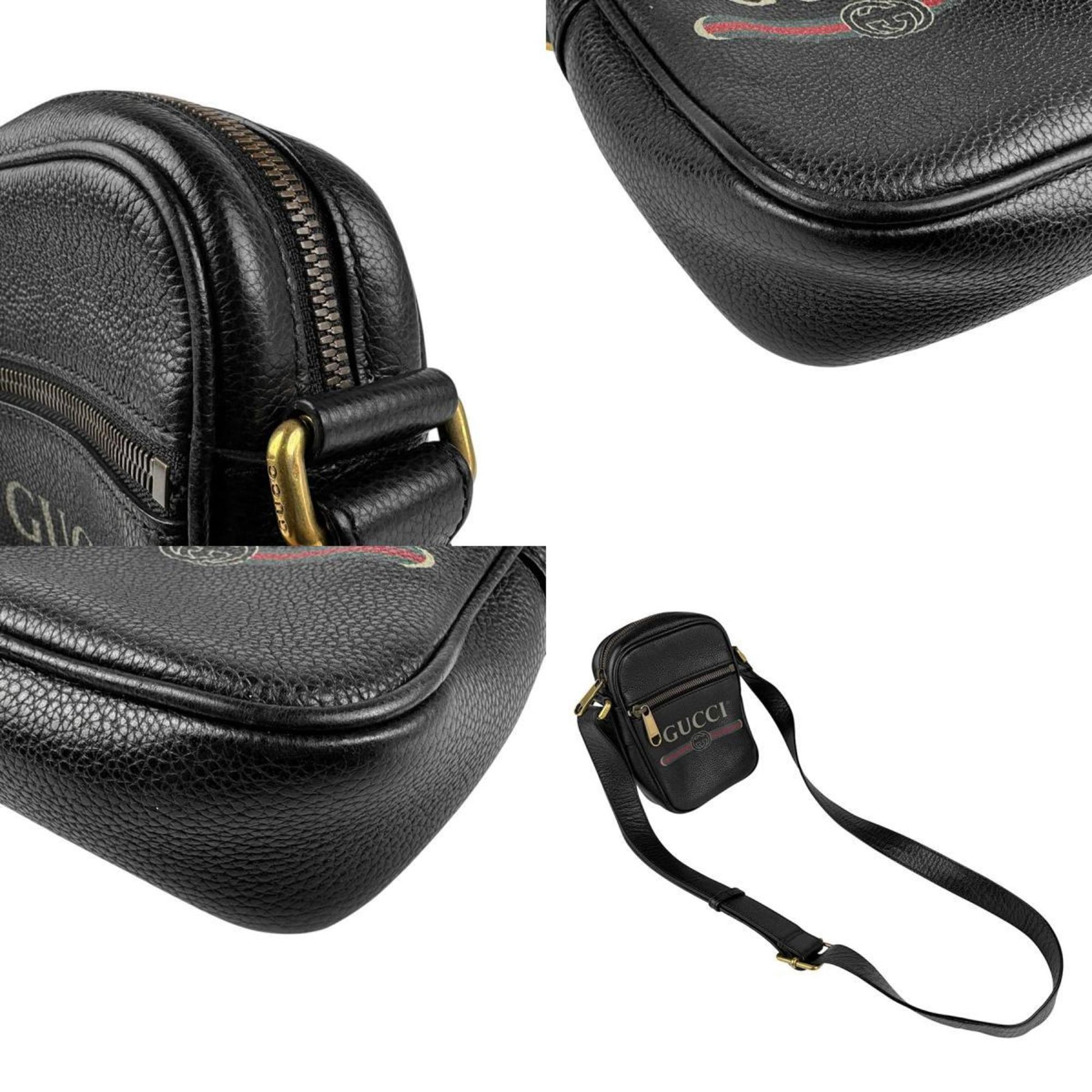 Gucci Messenger, Black, Leather, shoulder