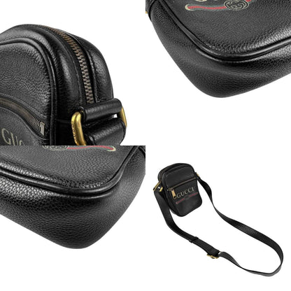 Gucci Messenger, Black, Leather, shoulder