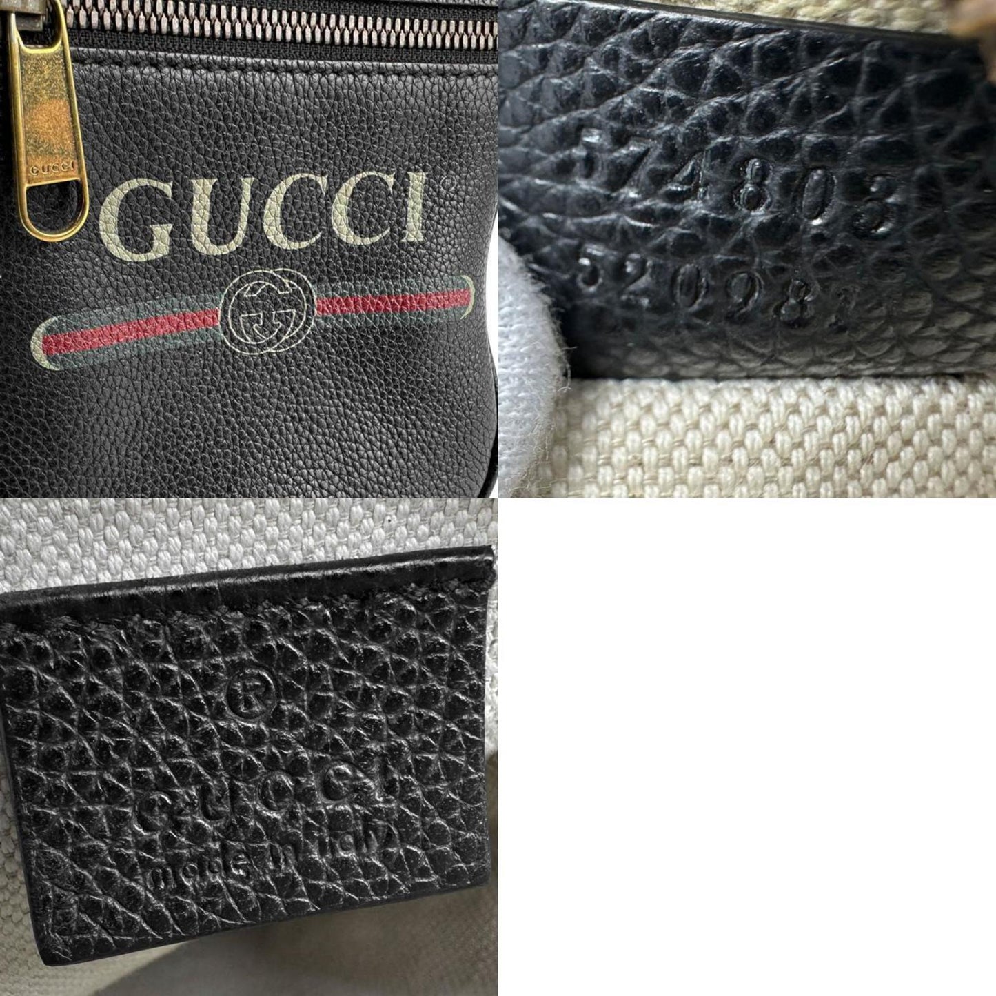 Gucci Messenger, Black, Leather, shoulder