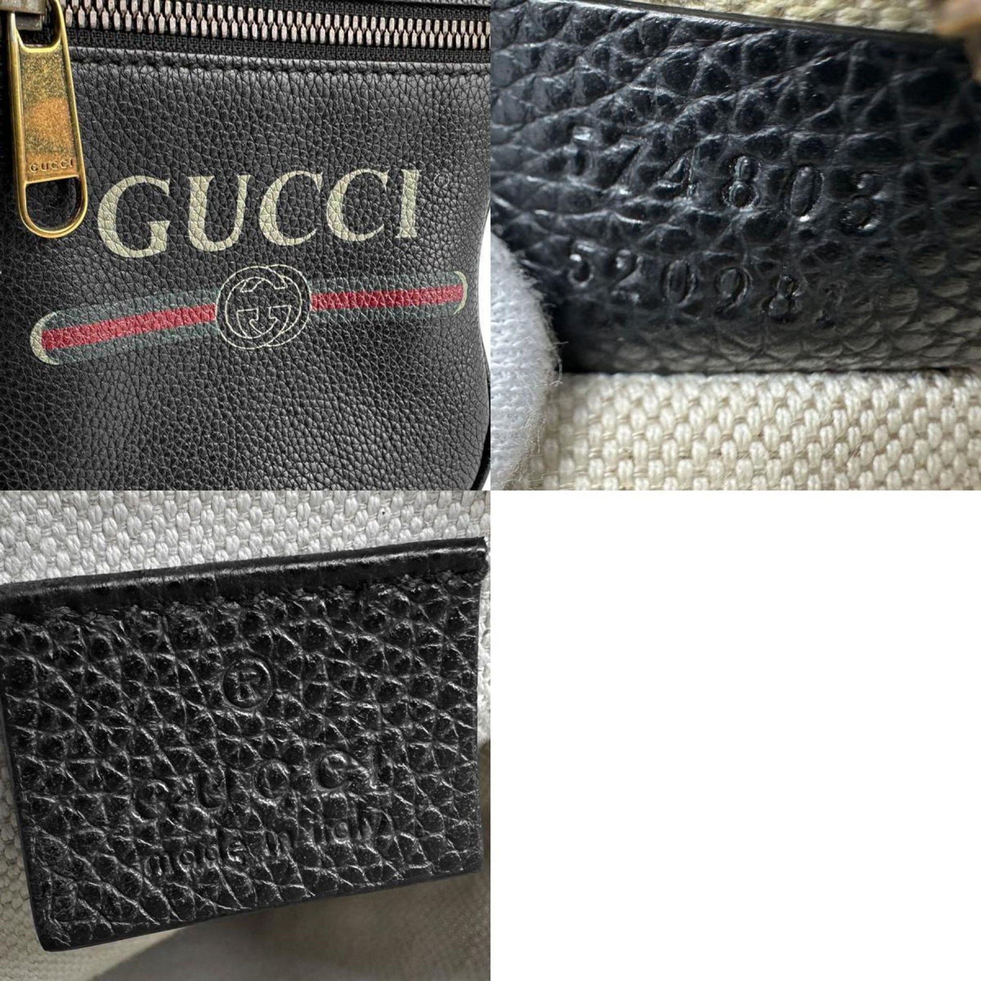 Gucci Messenger, Black, Leather, shoulder