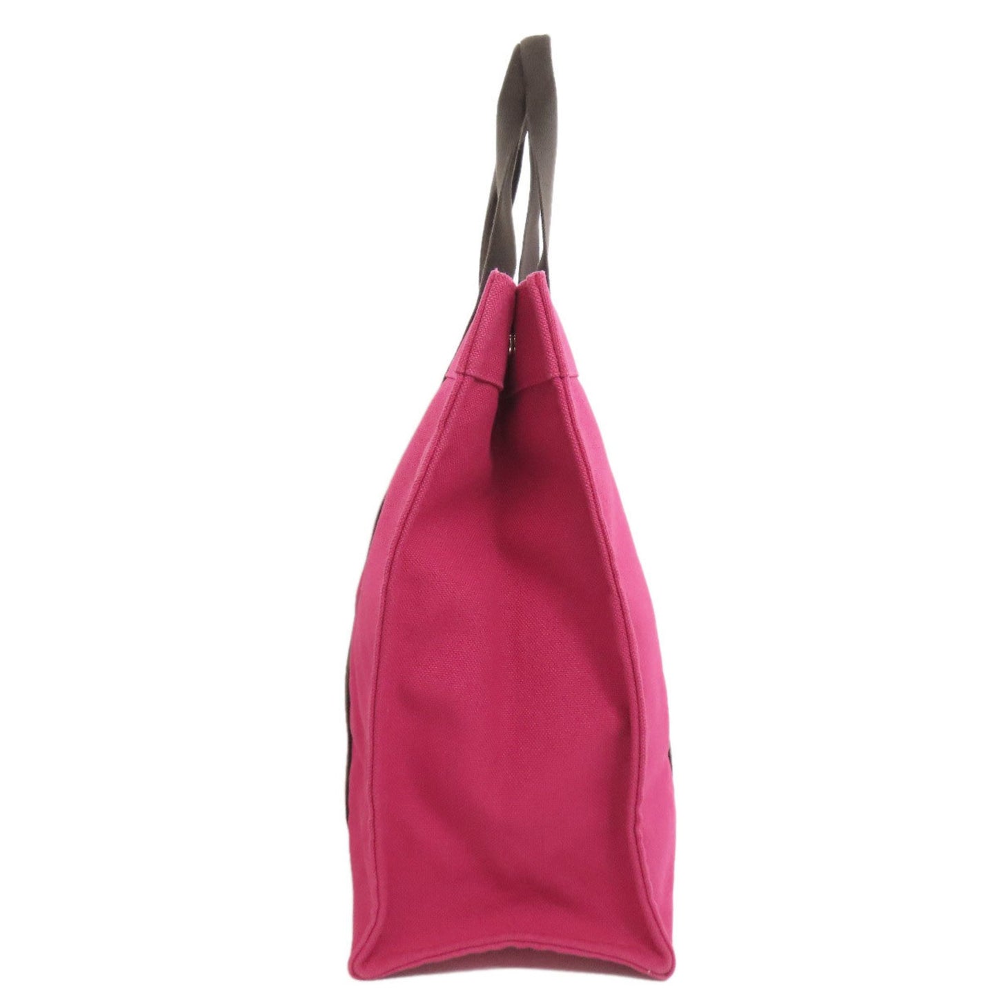 Hermès Sac De Plage, Pink, Canvas, tote