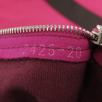 Hermès Sac De Plage, Pink, Canvas, tote