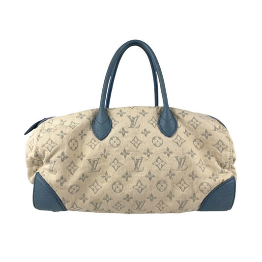 Louis Vuitton Speedy round, White, Canvas, handbag