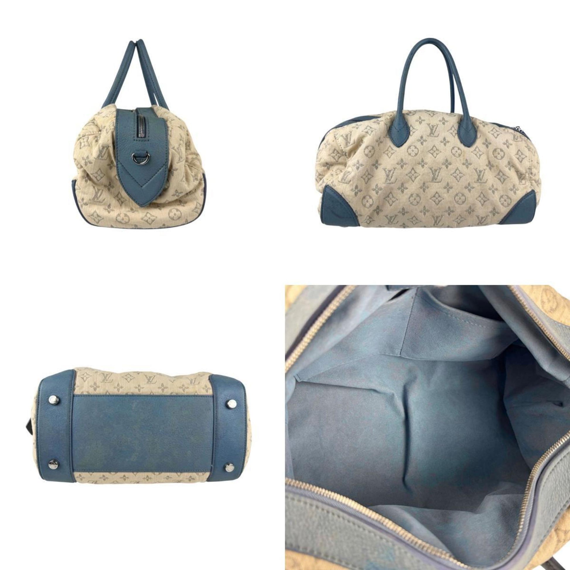 Louis Vuitton Speedy round, White, Canvas, handbag