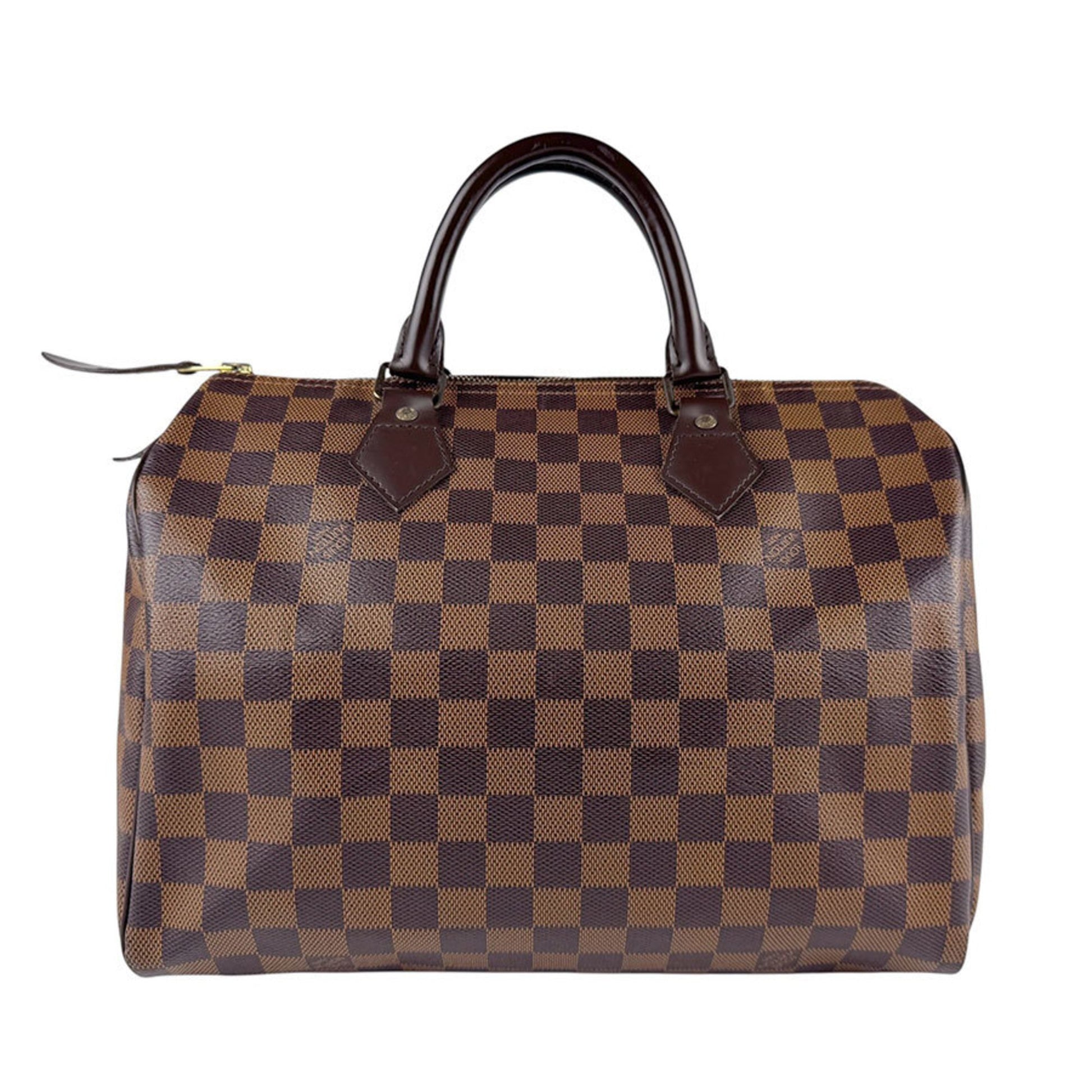 Louis Vuitton Speedy 30, Brown, Canvas, handbag