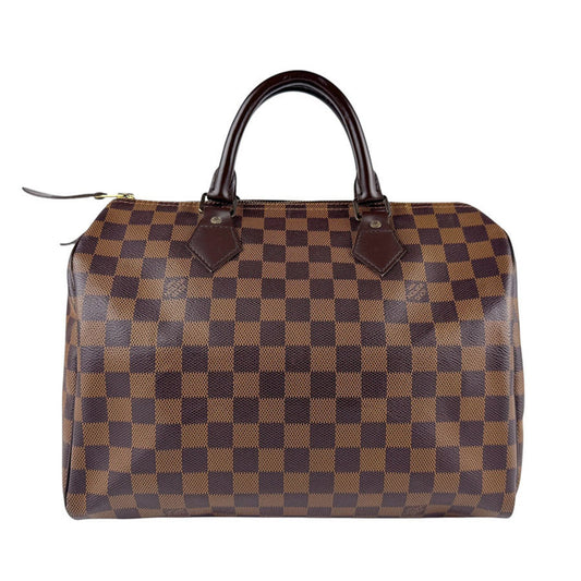 Louis Vuitton Speedy 30, Brown, Canvas, handbag