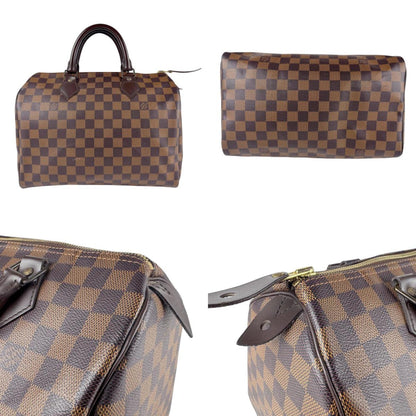 Louis Vuitton Speedy 30, Brown, Canvas, handbag