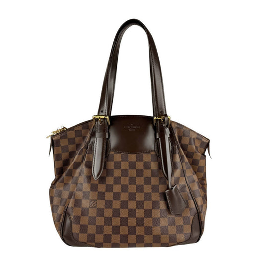 Louis Vuitton Verona, Brown, Canvas, handbag
