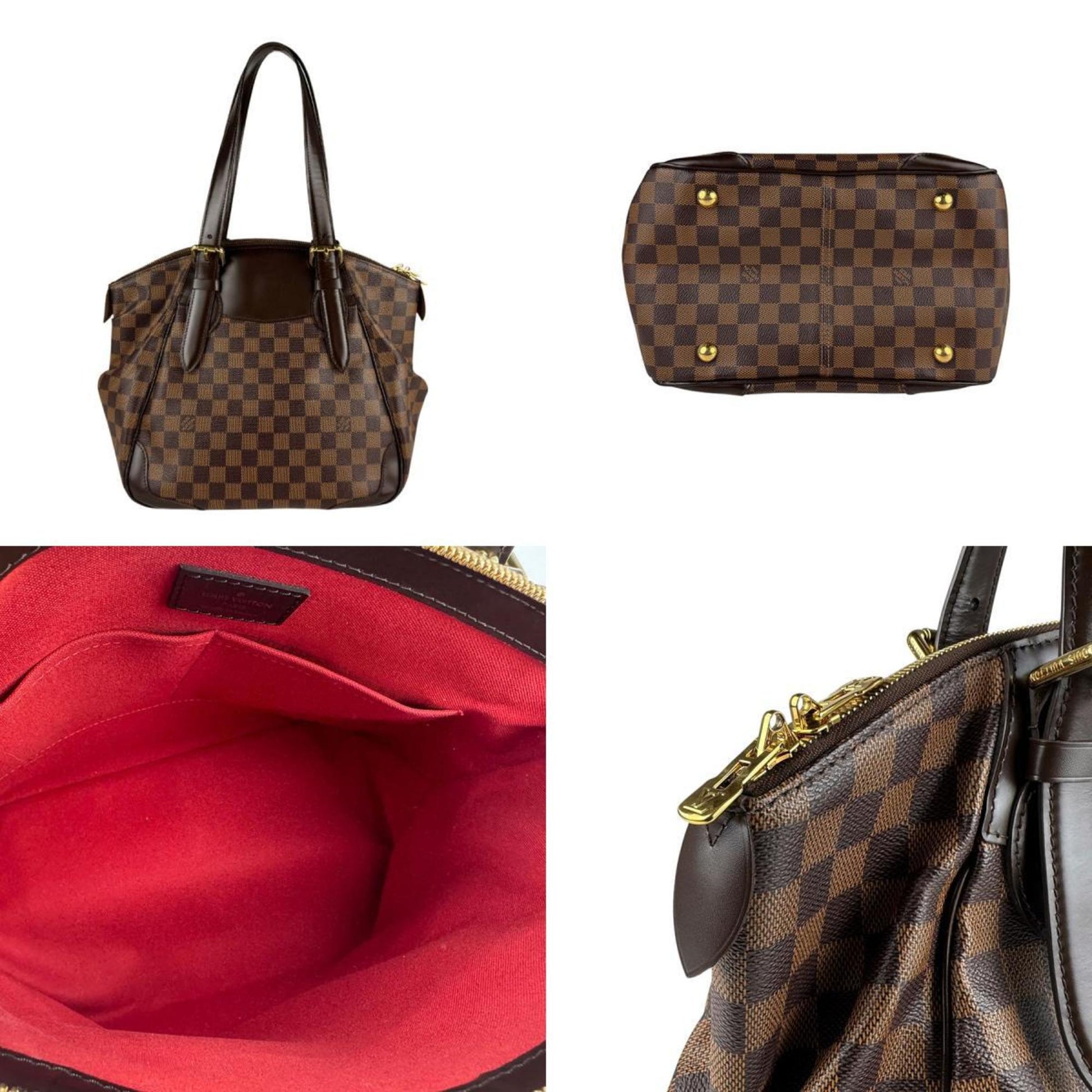 Louis Vuitton Verona, Brown, Canvas, handbag