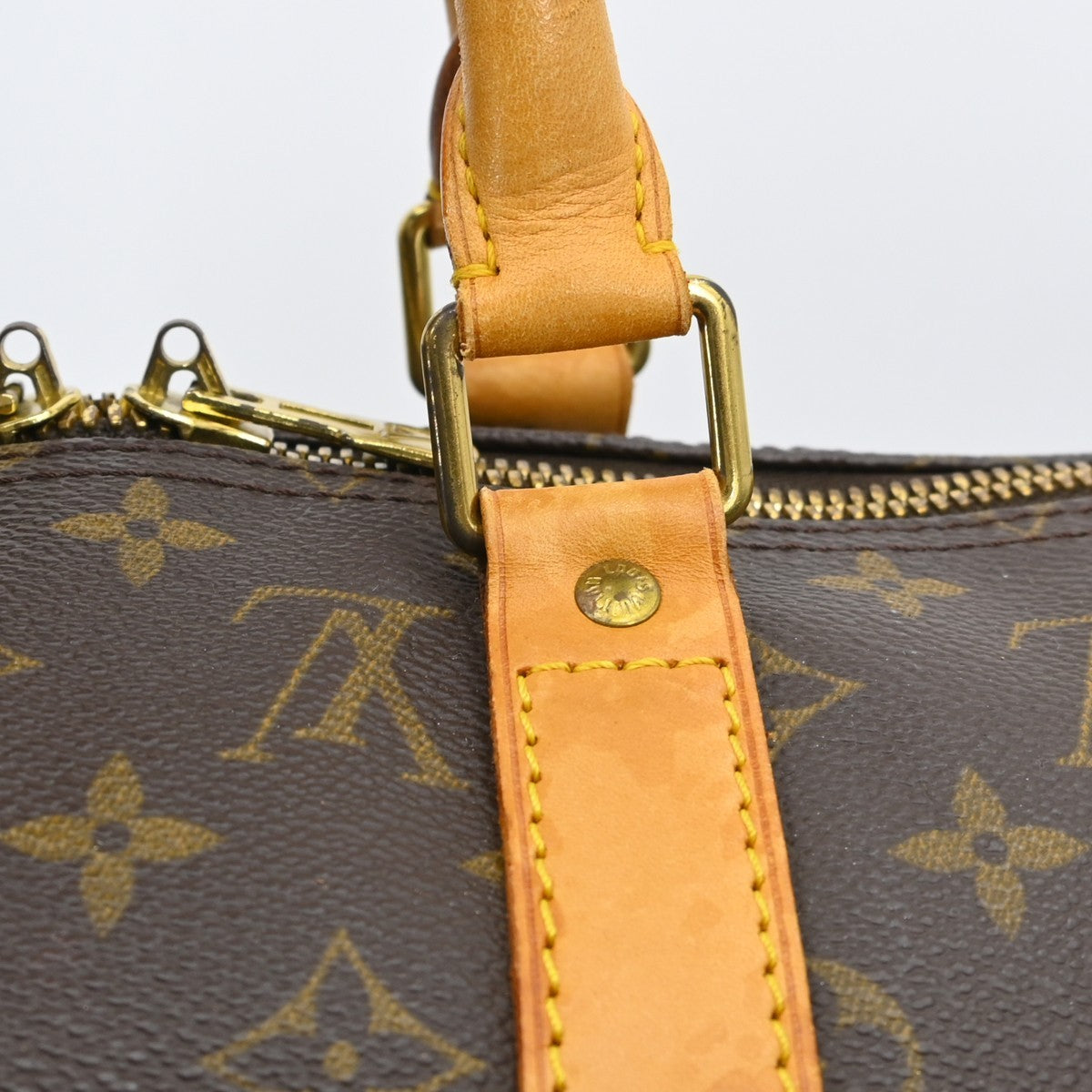 Louis Vuitton Keepall Monogram Canvas, Brown, Canvas, Travel Bag