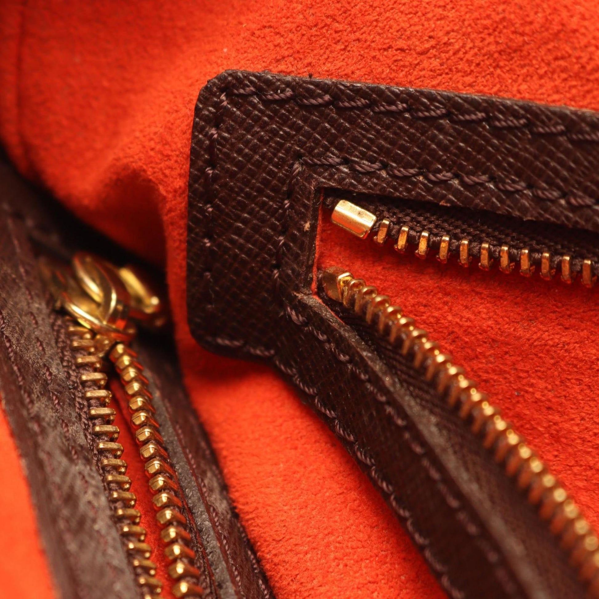 Louis Vuitton Bucket, Brown, "CANVAS, LEATHER", tote