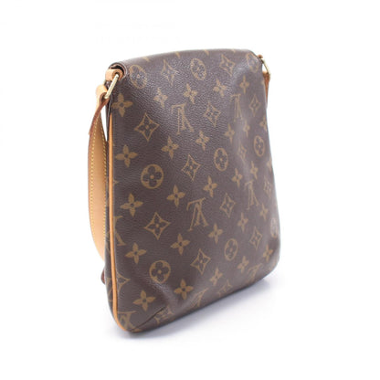 Louis Vuitton Musette Salsa, Brown, "CANVAS, LEATHER", shoulder
