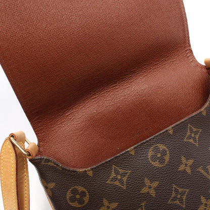 Louis Vuitton Musette Salsa, Brown, "CANVAS, LEATHER", shoulder