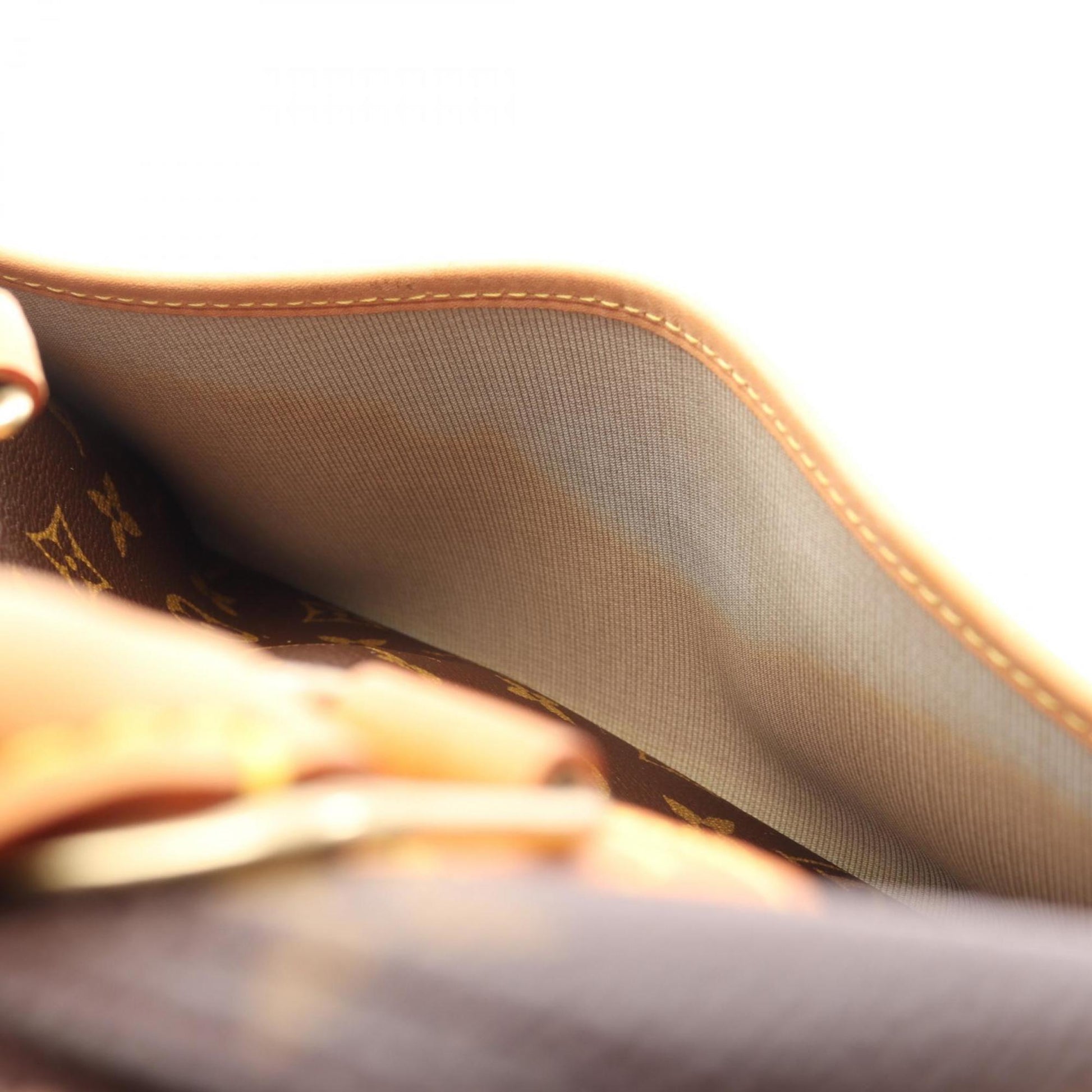 Louis Vuitton Trouville, Brown, Leather, handbag