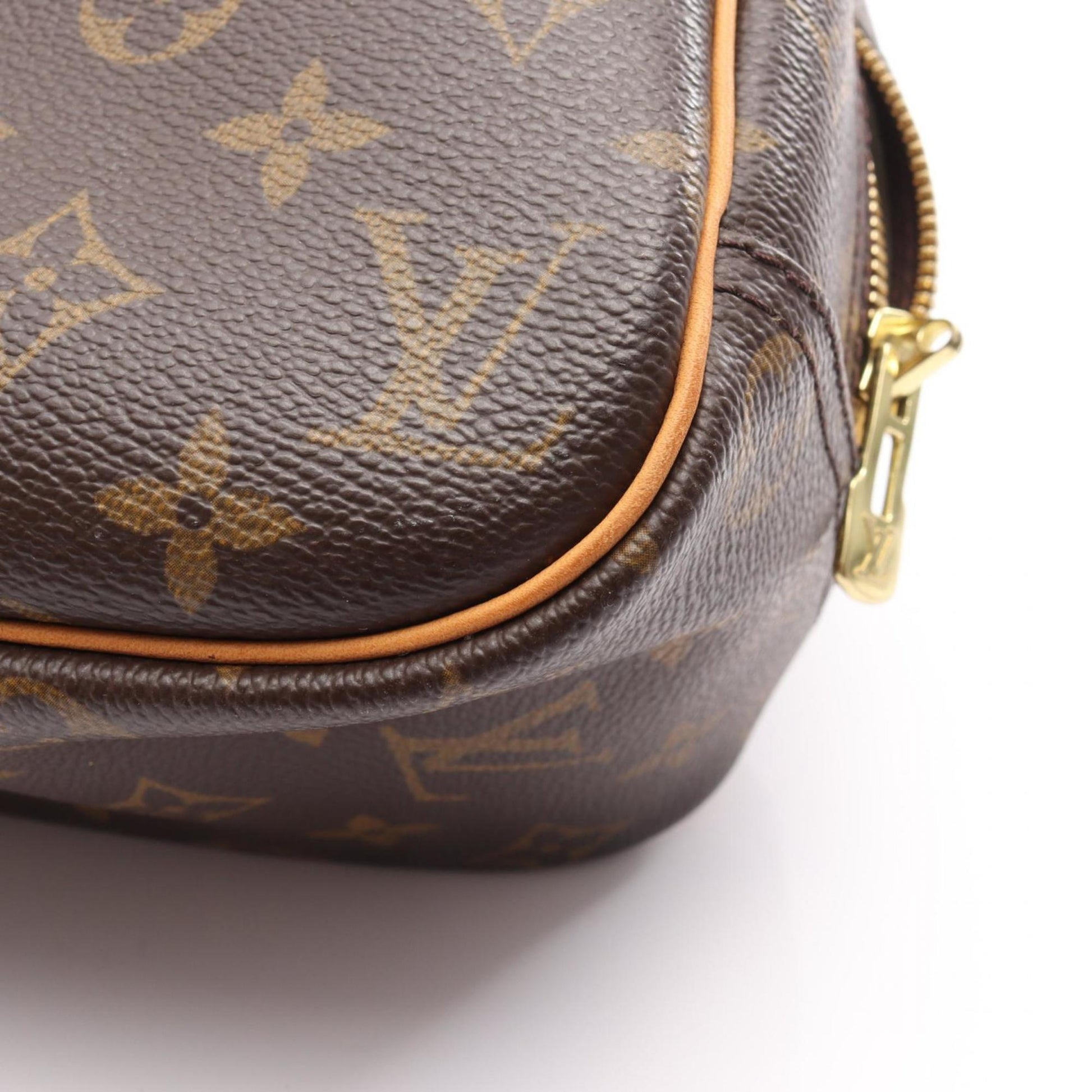 Louis Vuitton Trouville, Brown, Leather, handbag