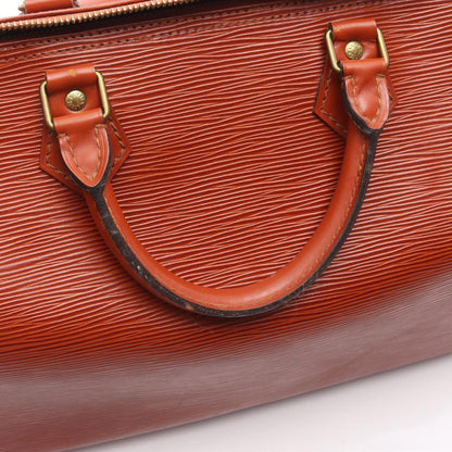 Louis Vuitton Speedy 35, Brown, Leather, handbag