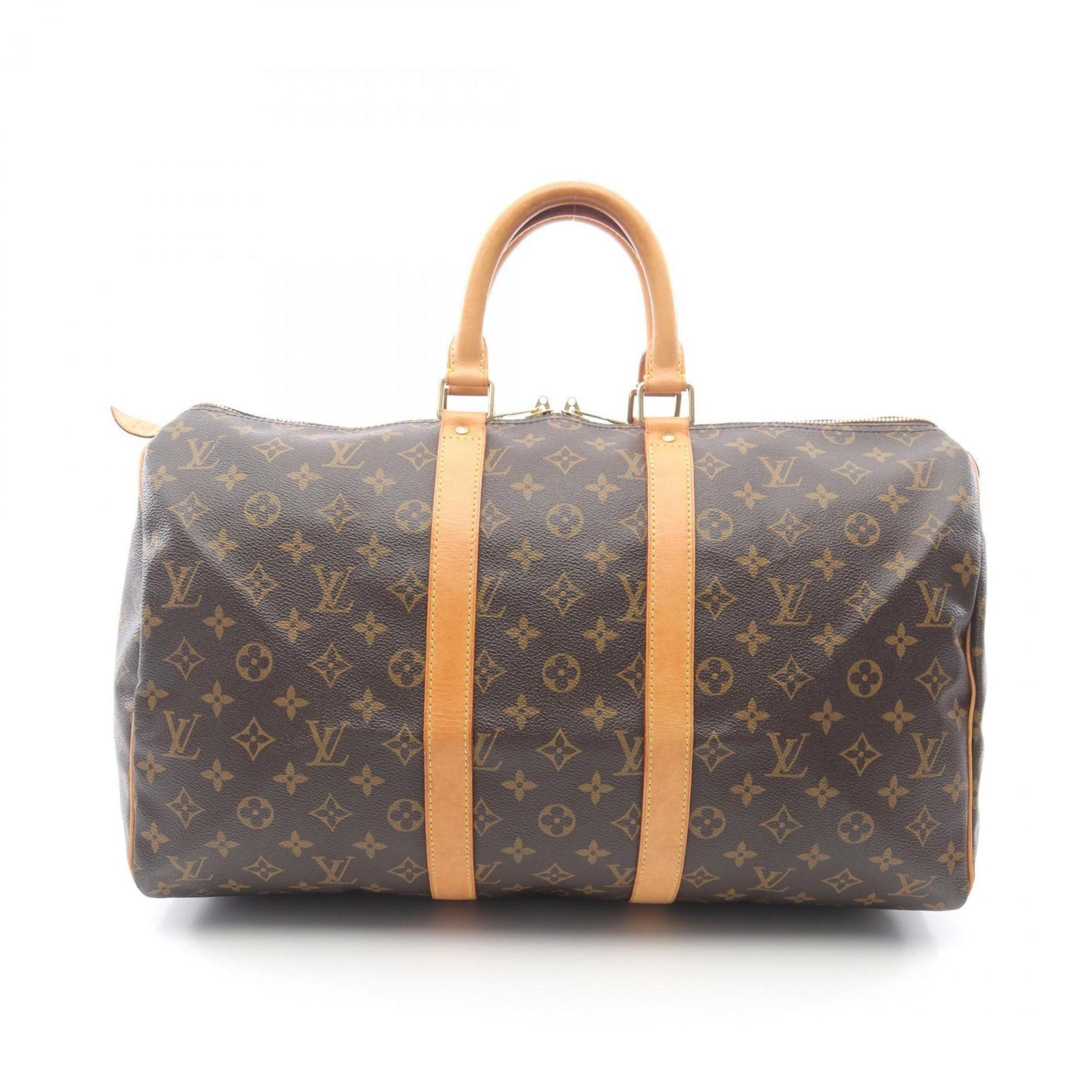 Louis Vuitton Keepall 45, Brown, Canvas, travel