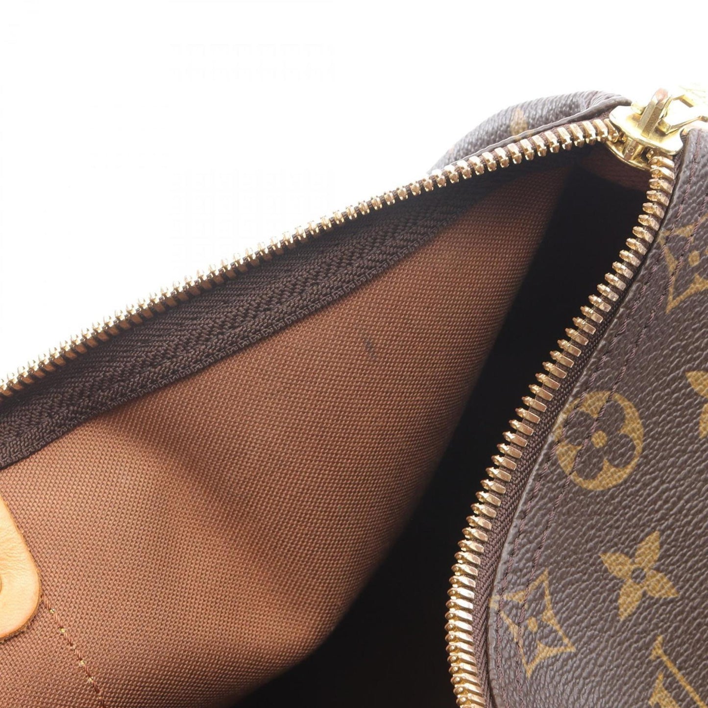 Louis Vuitton Keepall 45, Brown, Canvas, travel