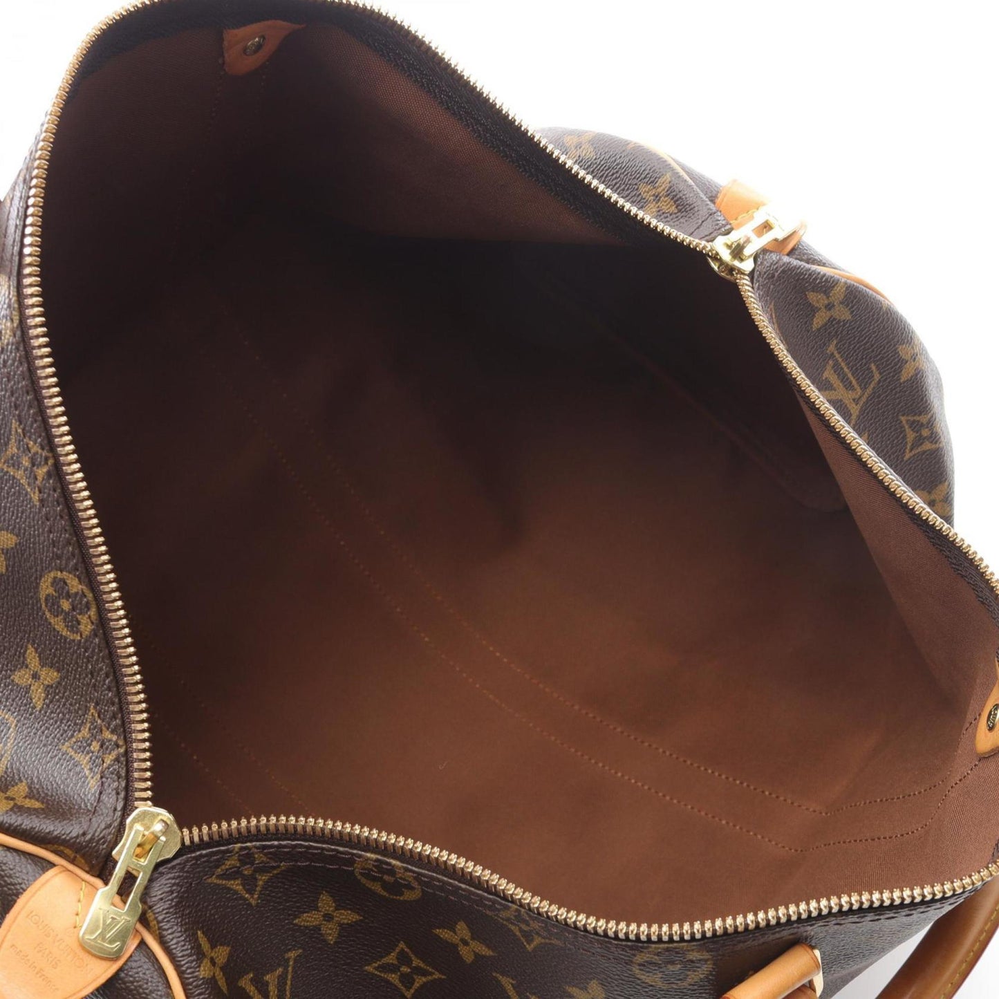 Louis Vuitton Keepall 45, Brown, Canvas, travel