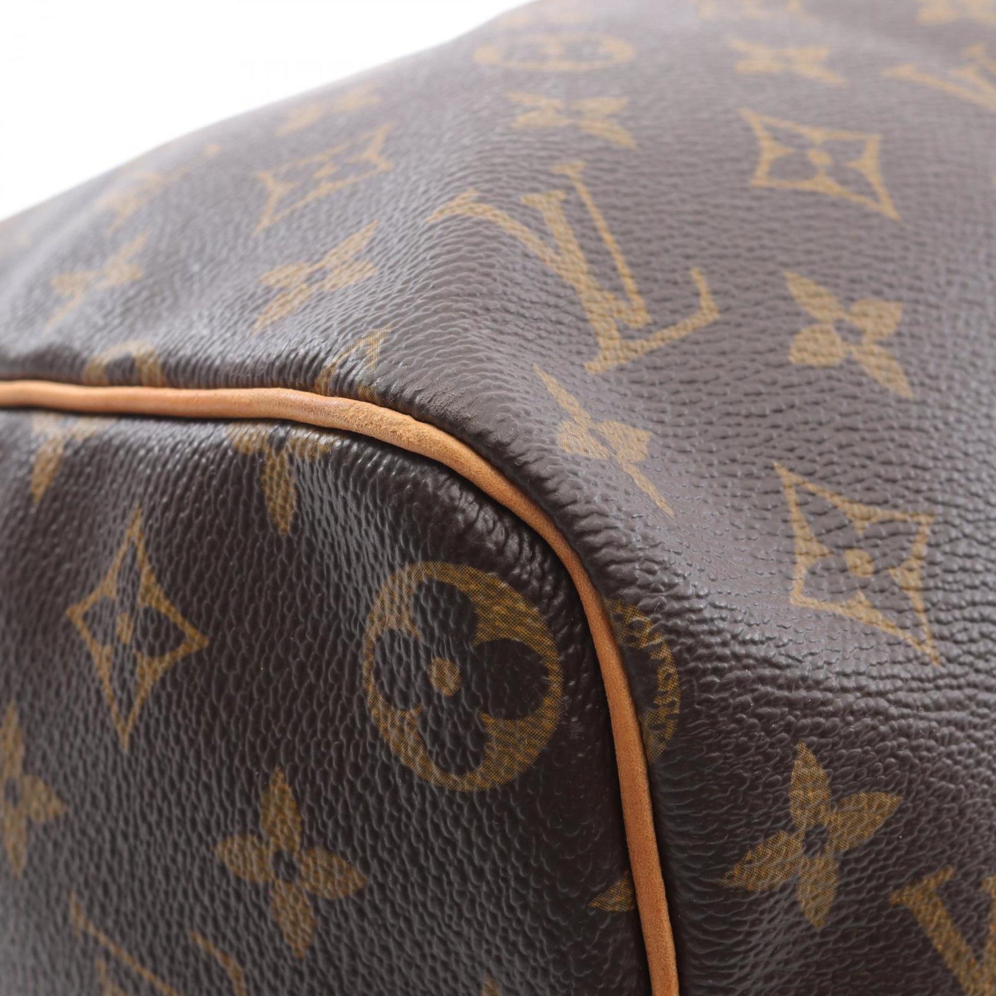 Louis Vuitton Keepall 45, Brown, Canvas, travel