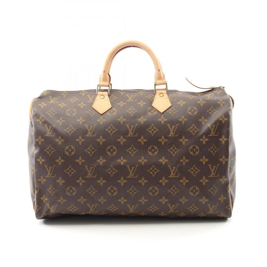 Louis Vuitton Speedy 40, Brown, Canvas, handbag