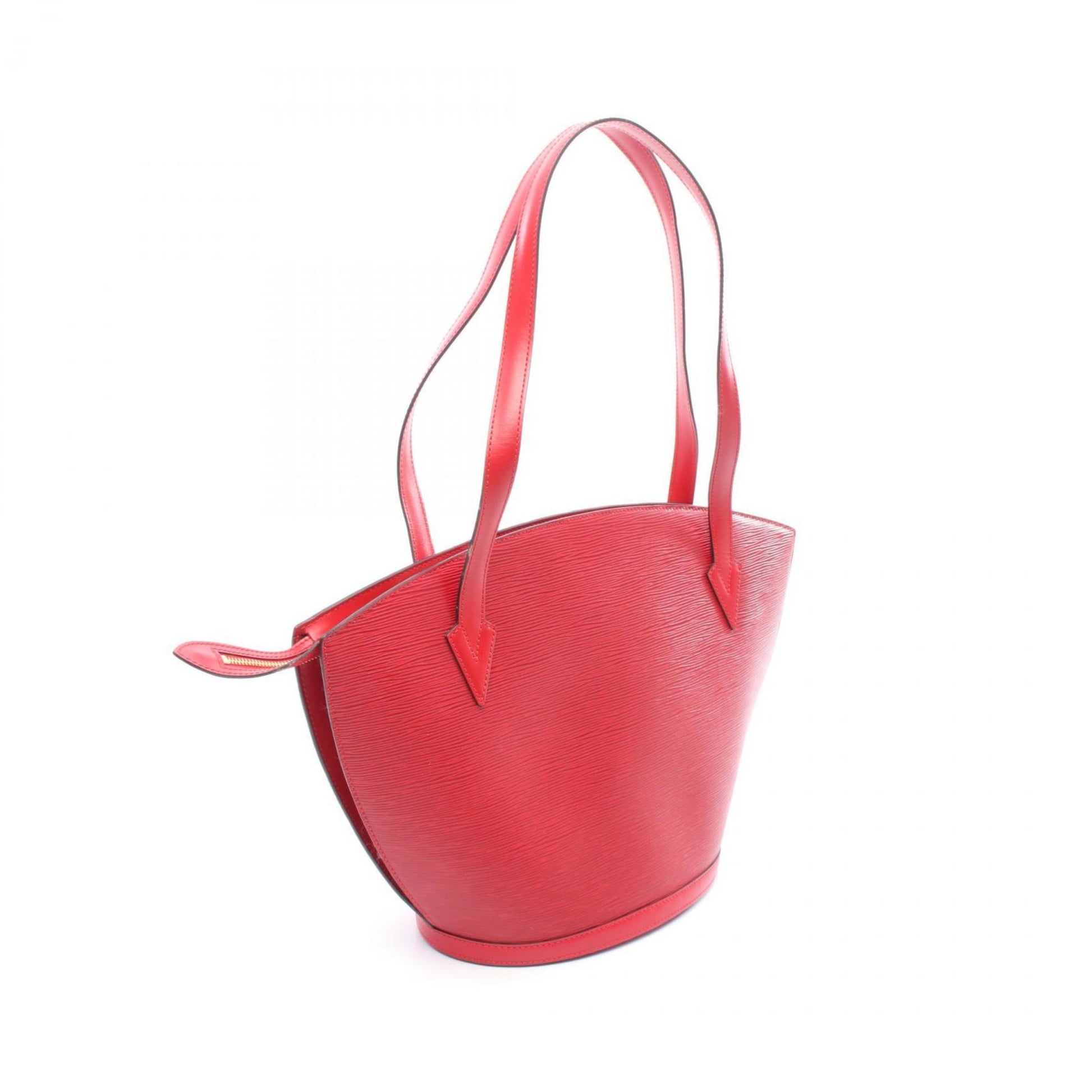 Louis Vuitton Saint Jacques, Red, Leather, shoulder
