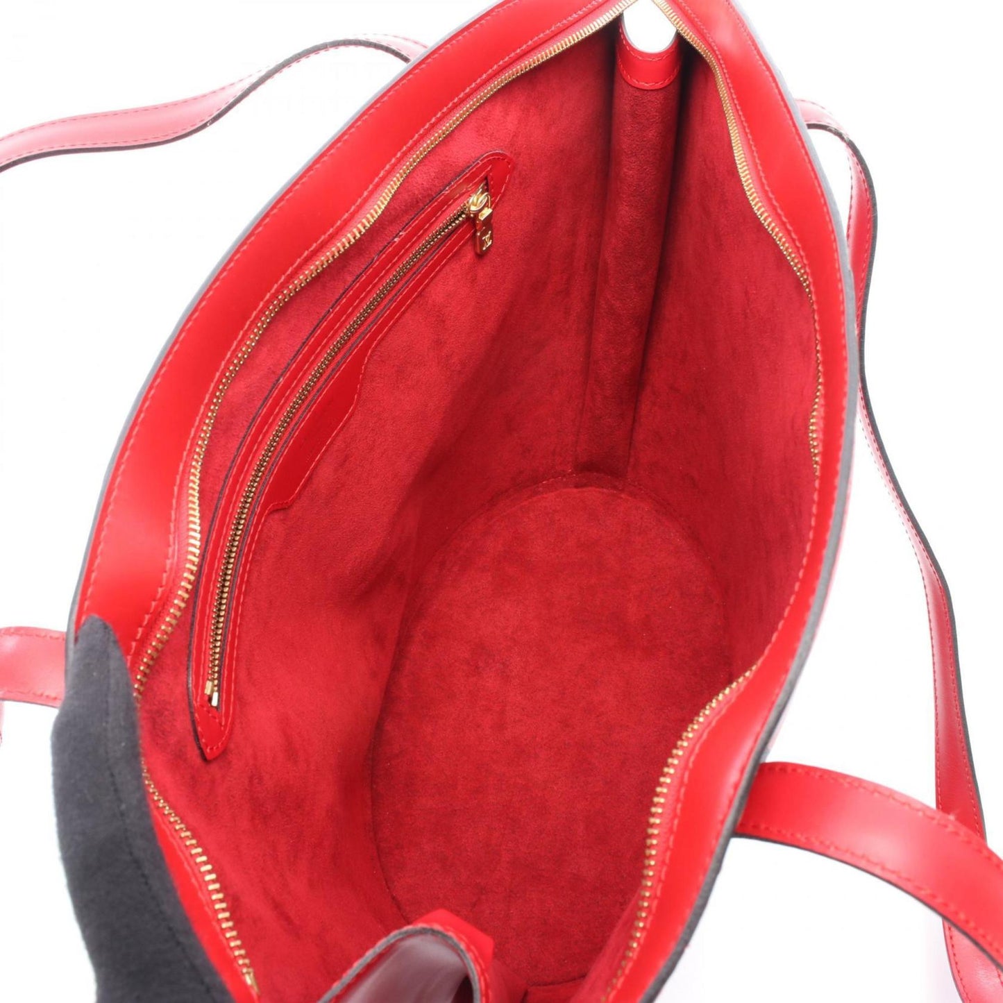 Louis Vuitton Saint Jacques, Red, Leather, shoulder