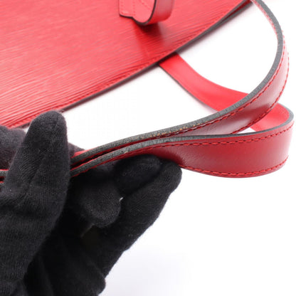 Louis Vuitton Saint Jacques, Red, Leather, shoulder