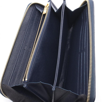 Louis Vuitton Zippy wallet, Navy, Denim - Jeans, wallet
