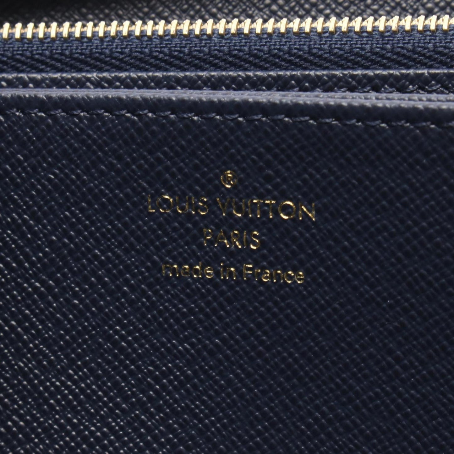 Louis Vuitton Zippy wallet, Navy, Denim - Jeans, wallet