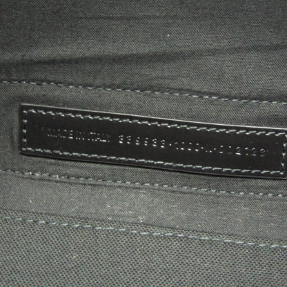 Balenciaga Navy, Black, "CANVAS, LEATHER", tote