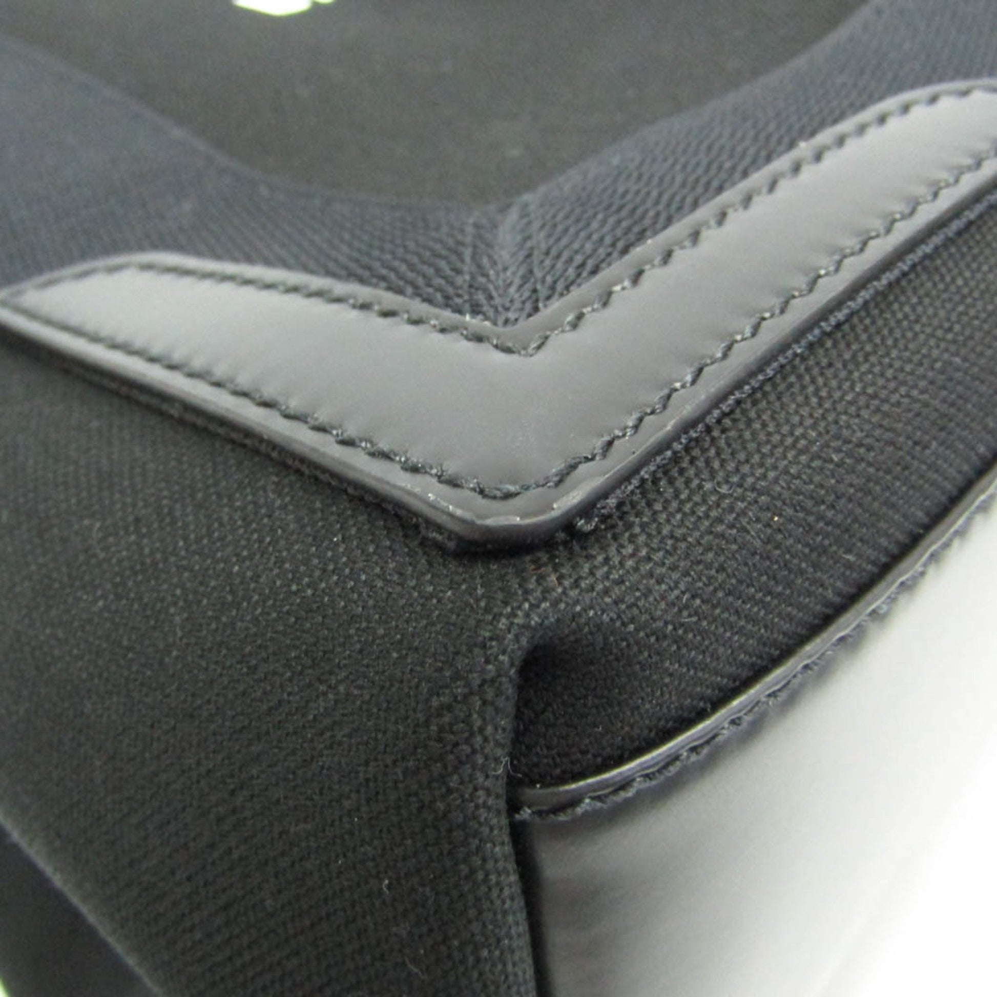 Balenciaga Navy, Black, "CANVAS, LEATHER", tote