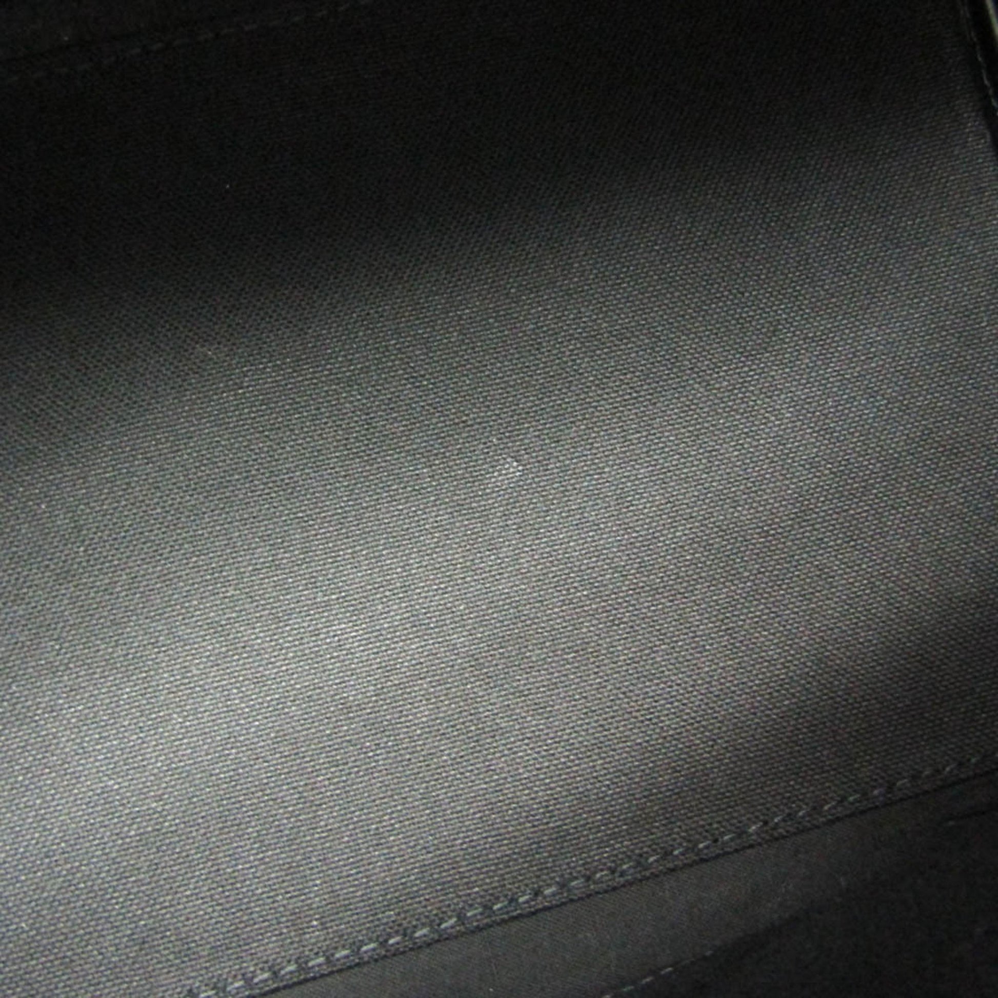 Balenciaga Navy, Black, "CANVAS, LEATHER", tote