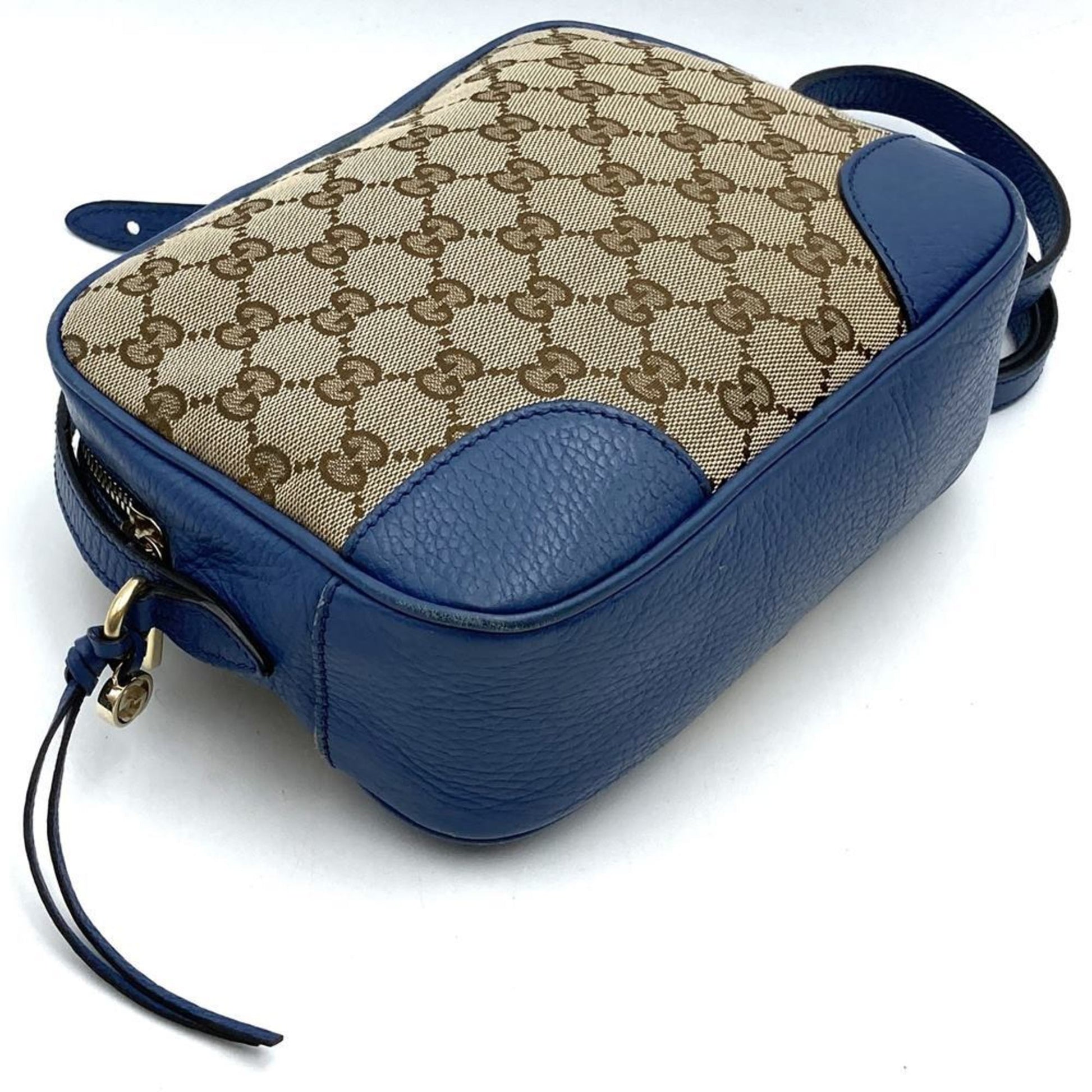 Gucci Bree, Beige, Canvas, shoulder