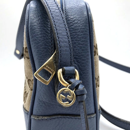 Gucci Bree, Beige, Canvas, shoulder