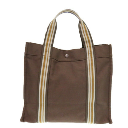 Hermès Toto, Brown, Canvas, tote