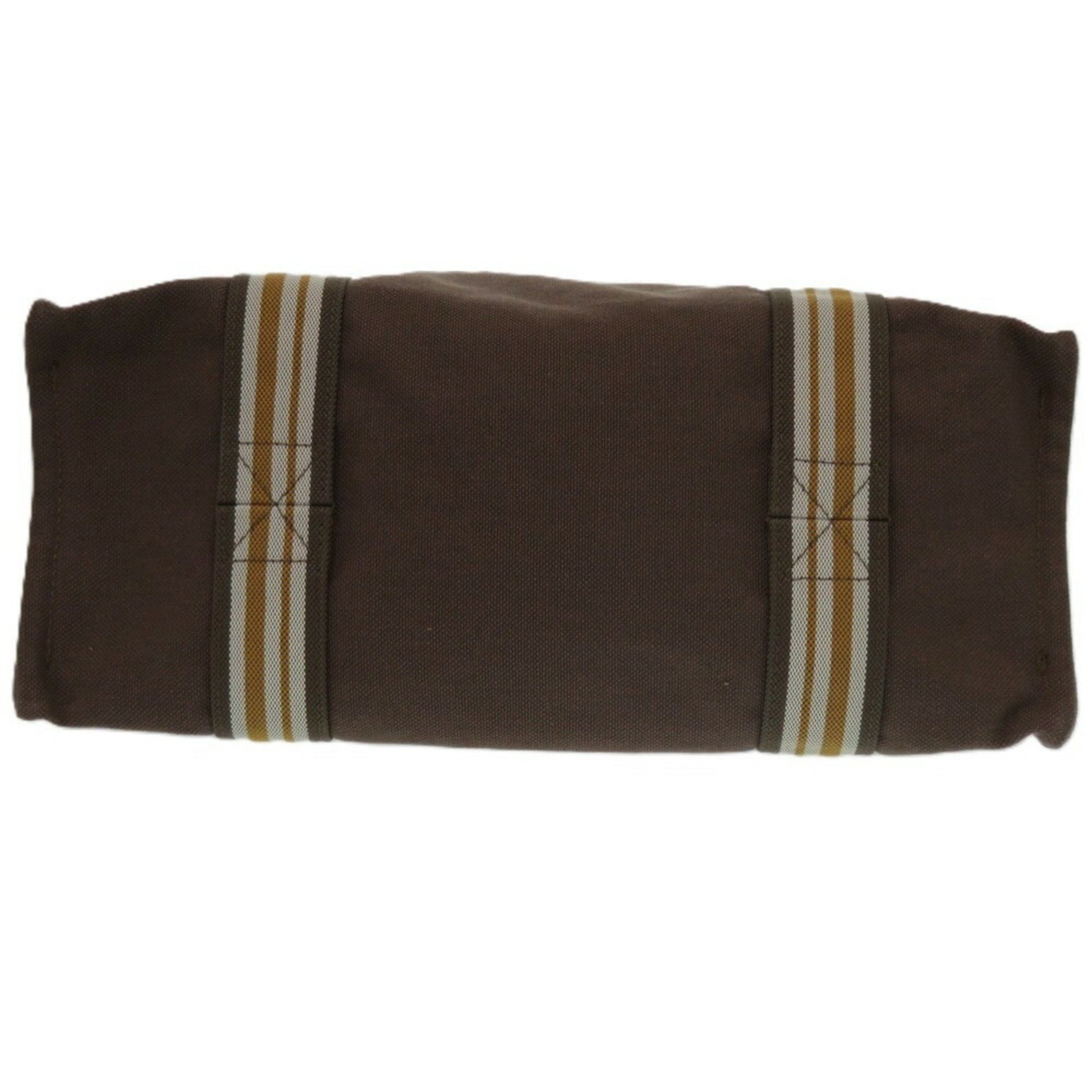 Hermès Toto, Brown, Canvas, tote