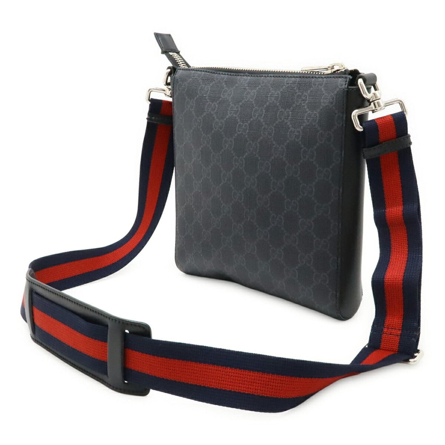 Gucci Ophidia, GRAY, Canvas, shoulder