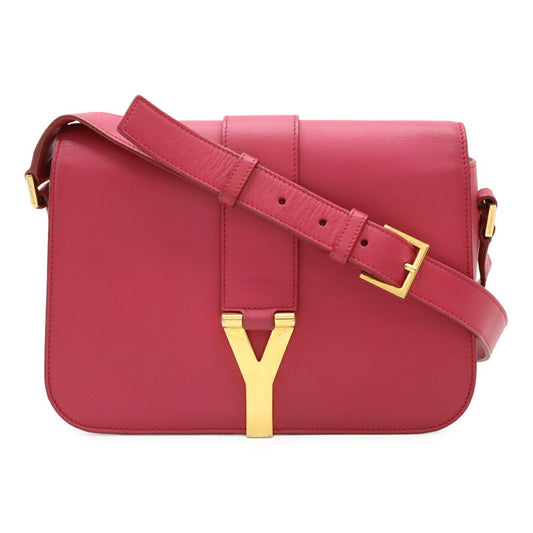 Saint Laurent Y line, Pink, Leather, shoulder