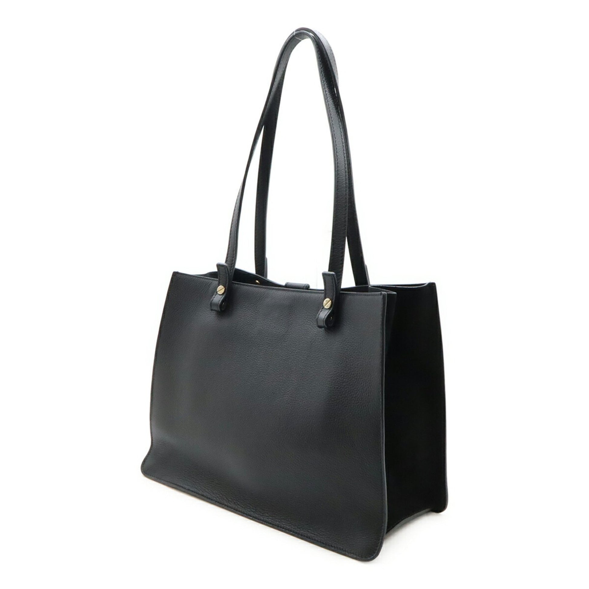 Chloé Faye, Black, Leather, shoulder