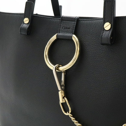 Chloé Faye, Black, Leather, shoulder