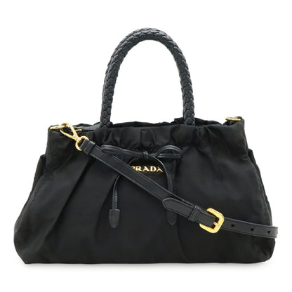 Prada Re-Nylon, Black, NYLON, handbag
