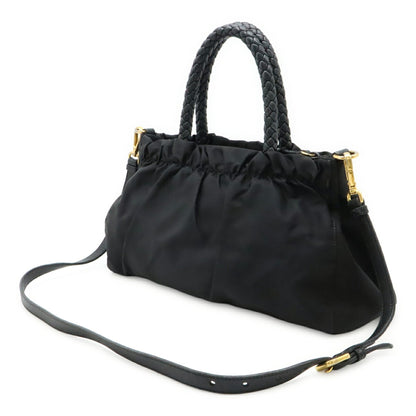 Prada Re-Nylon, Black, NYLON, handbag