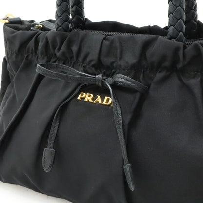 Prada Re-Nylon, Black, NYLON, handbag