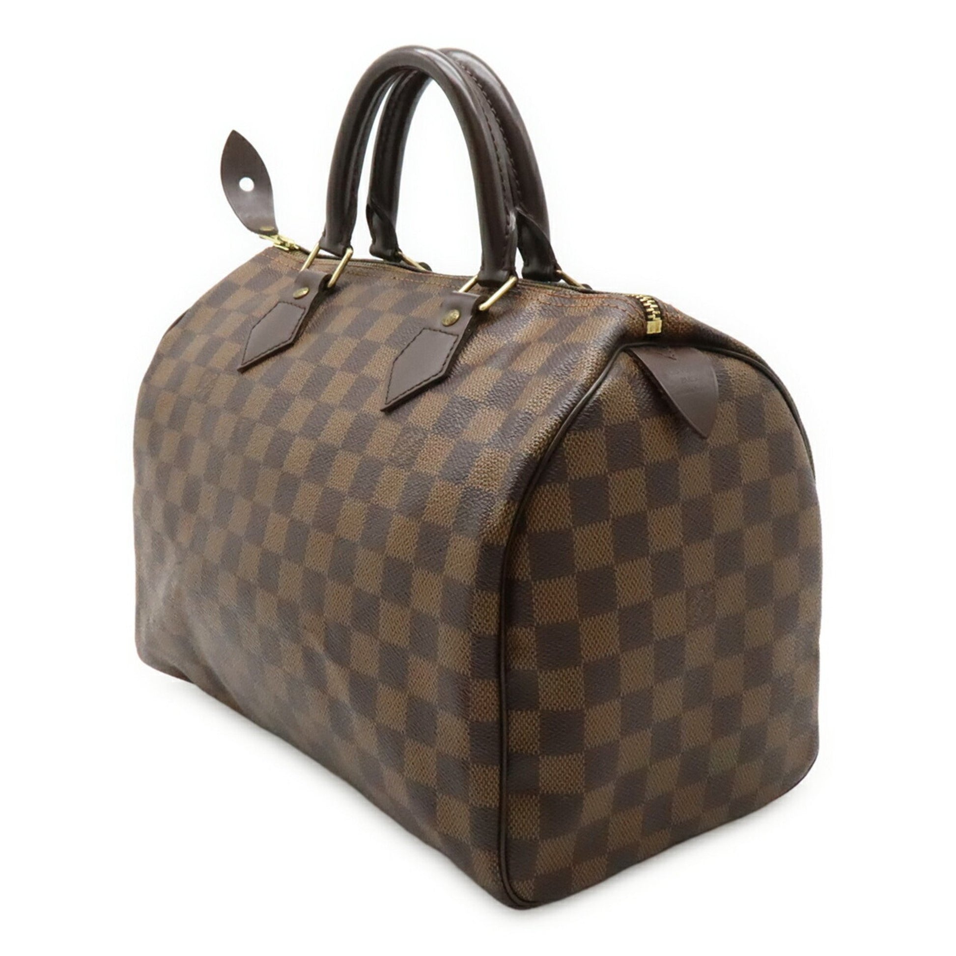 Louis Vuitton Speedy 30, Brown, Canvas, handbag