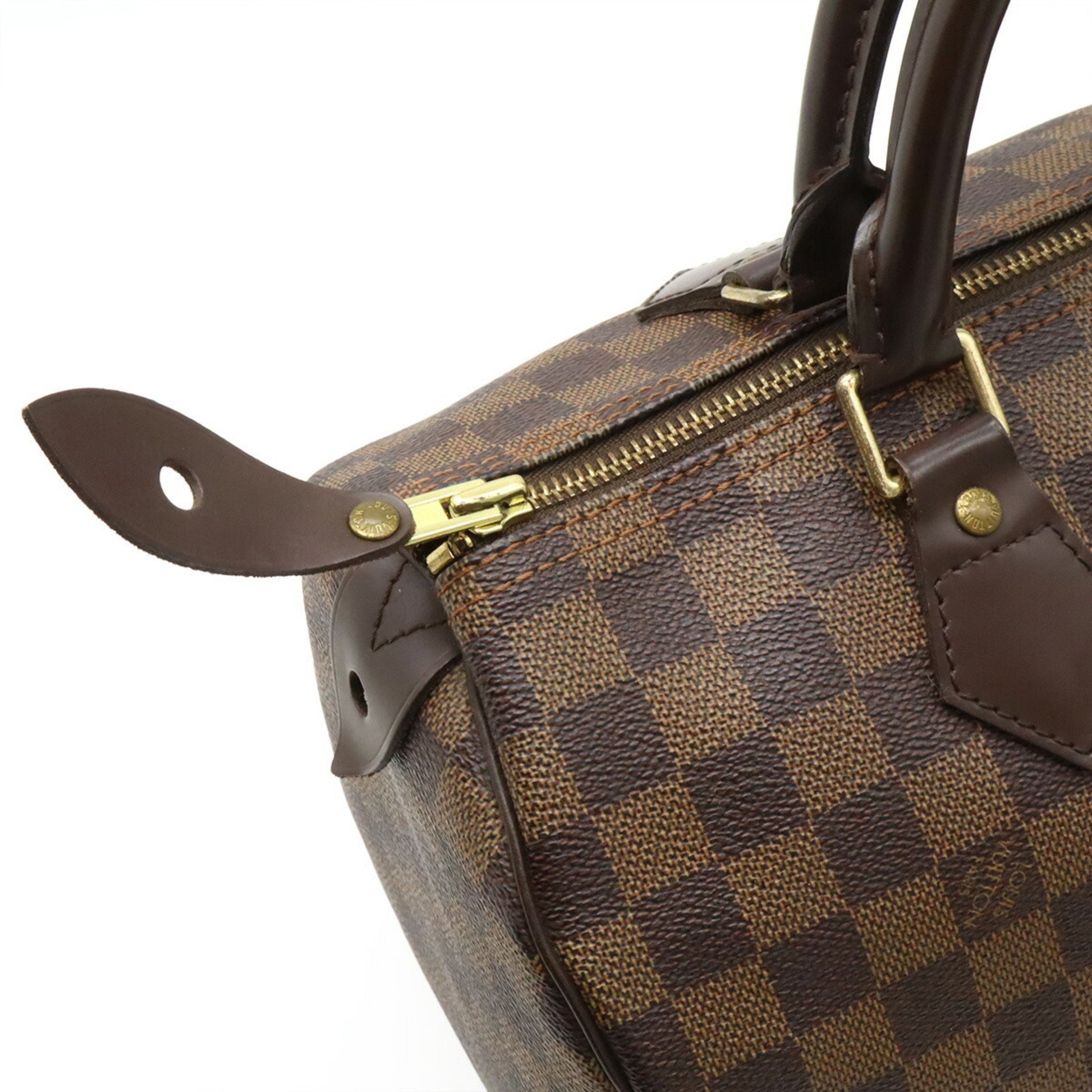 Louis Vuitton Speedy 30, Brown, Canvas, handbag
