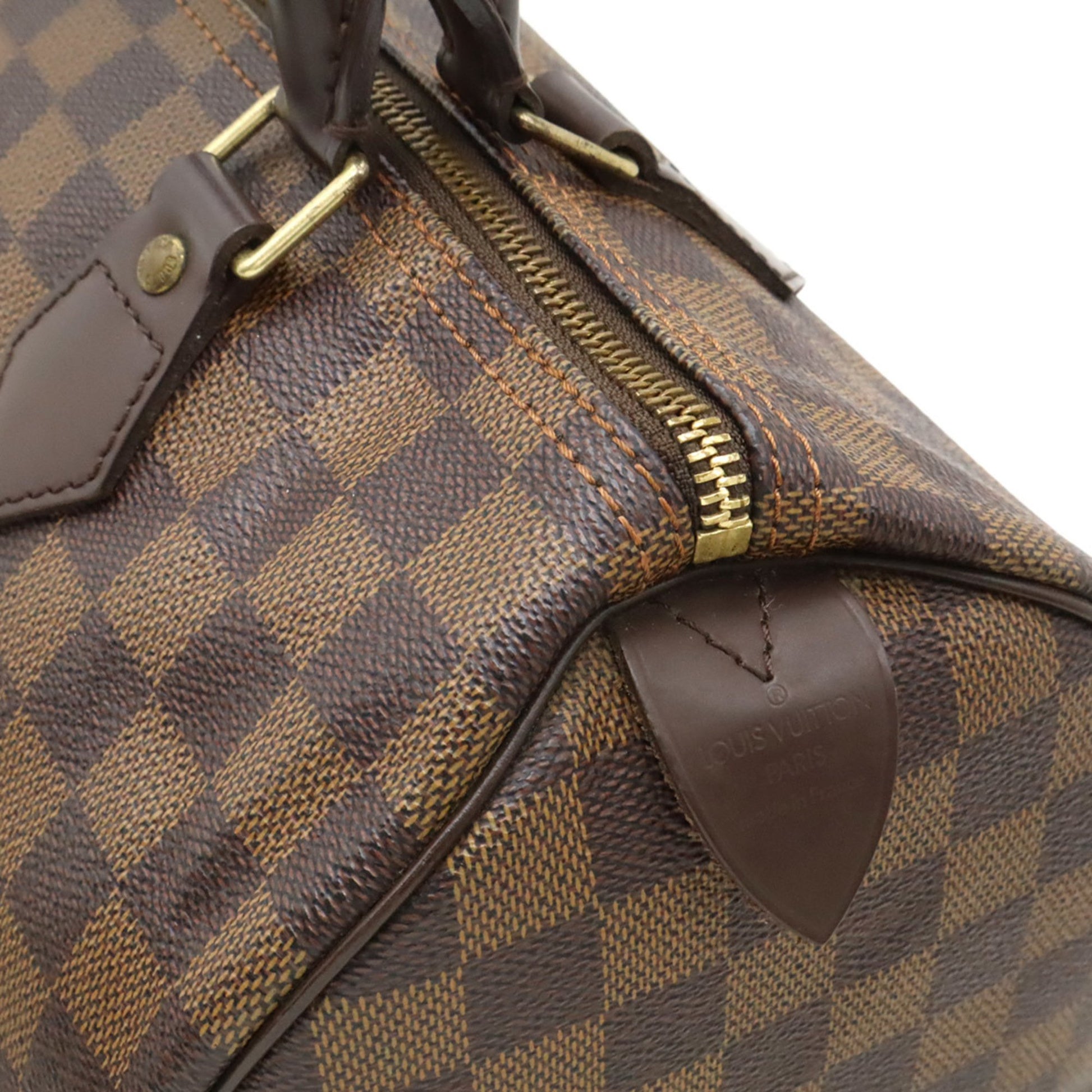 Louis Vuitton Speedy 30, Brown, Canvas, handbag
